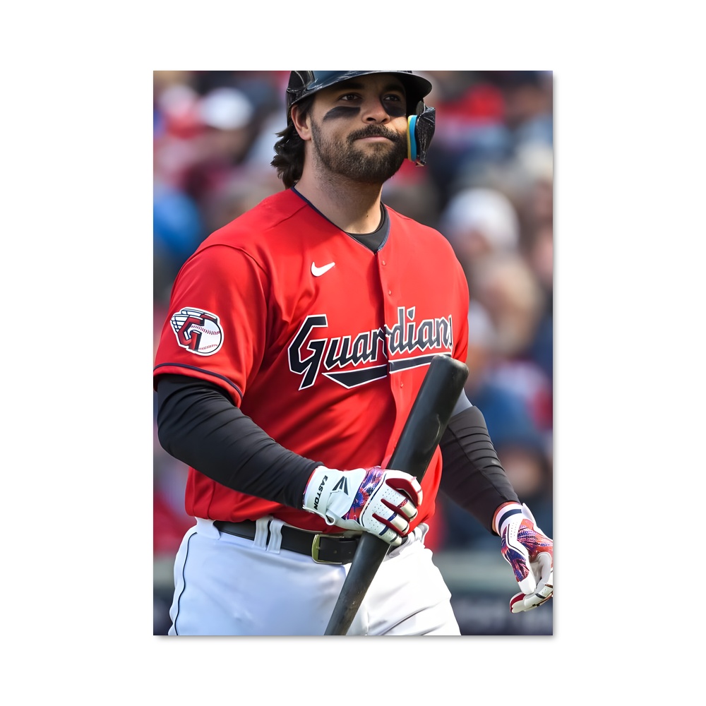 Poster Le Barbu des Guardians – affiche Baseball